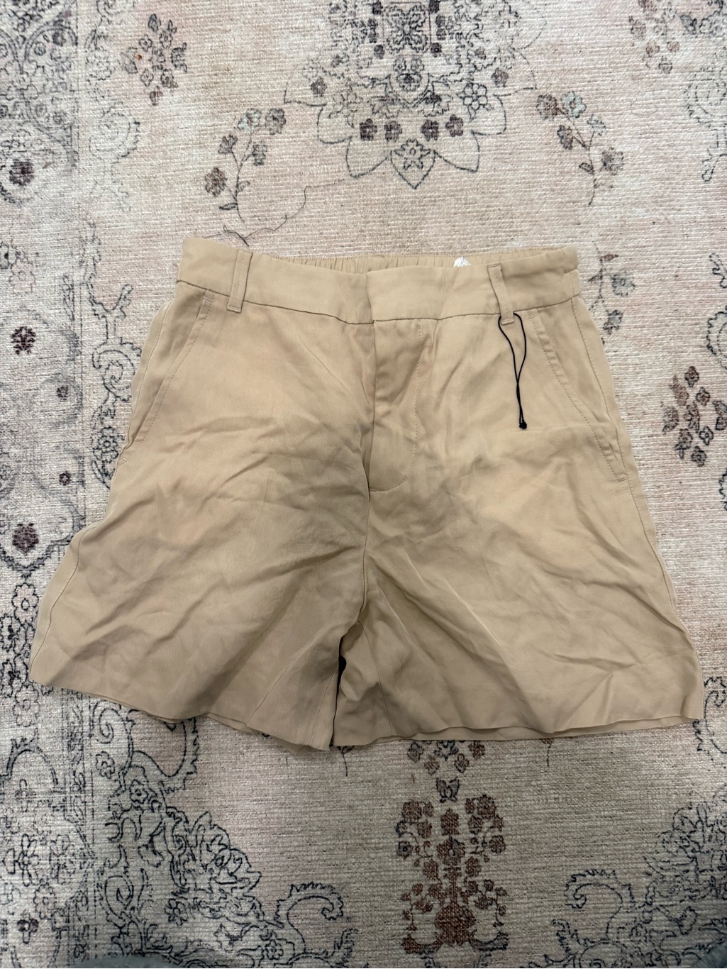 Zara Beige/Tan Women's Bermuda Shorts